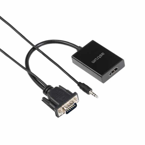 VGA Male to HDMI Female + Audio Adapter  DA510